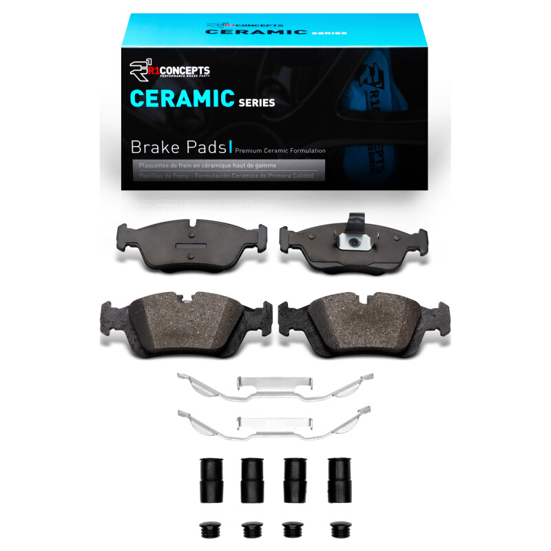 BMW 323IS Brake Pads - Front - R1 Concepts - Ceramic - `92-`08